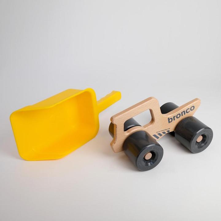 Image du produit Neue Freunde Bronco - Camion pelle en bois avec pelle amovible pour enfants