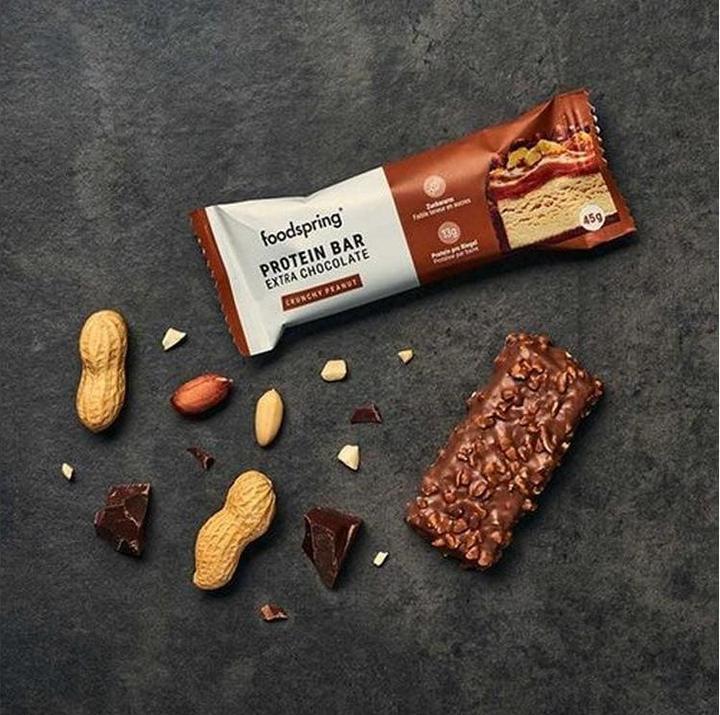 Produktbild Foodspring Protein Bar Extra Chocolate (Crunchy Peanut, 1 Stk., 668 g)