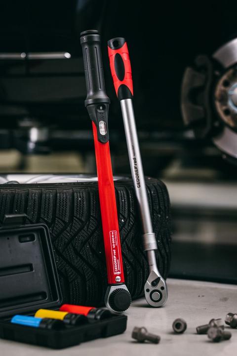 Actual product image Gedore Red red R60010027 2K telescopic ratchet left/right 1/2" 460-600 mm (1/2")