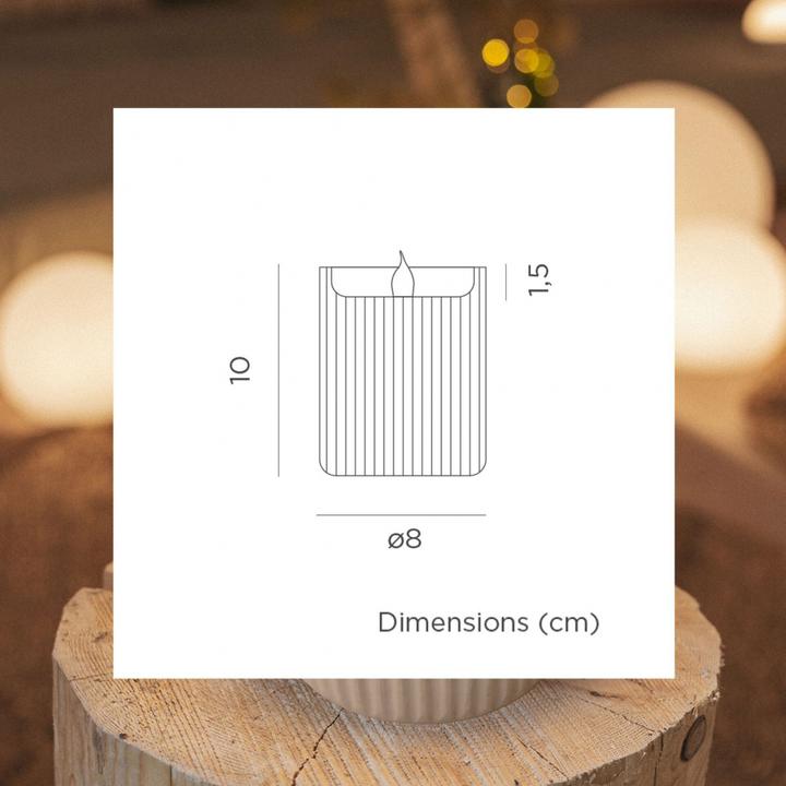 Actual product image Newgarden New Garden DOLO CANDLE Ceramic