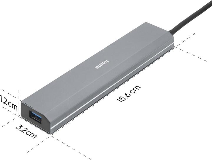 Produktbild Hama 7 Port USB-Hub (USB-A, 7 Ports)
