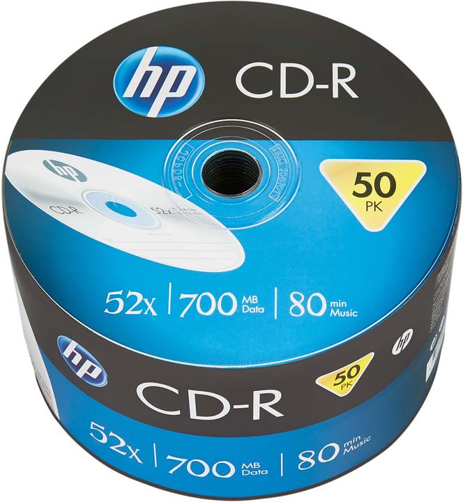 Produktbild HP CD-R 80Min/700MB/52x Bulk Pack (50 Disc) (CRE00070) (50 x)