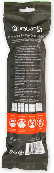Actual product image Brabantia PerfectFit Bags (10 x, 30 l)