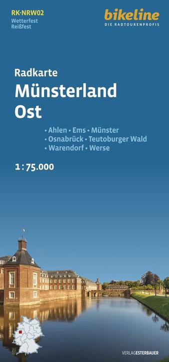Produktbild Radkarte Münsterland Ost (RK-NRW02)