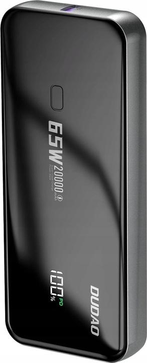 Image du produit Dudao Powerbank K65 avec écran USB-A / USB-C 20000mAh 65W - Noir (20000 mAh, 65 W, 65 Wh)