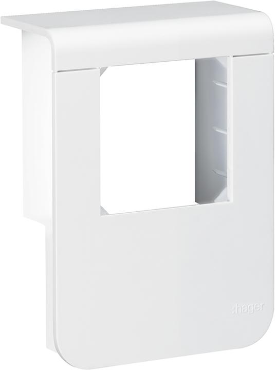 Image du produit Steffen Canal de plinthes SL20080 Support d'appareils vide blanc trafic (Conduit, 8 cm)