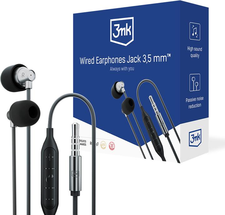 Immagine prodotto 3MK Jack per auricolari a filo da 3,5 mm (Cablato)