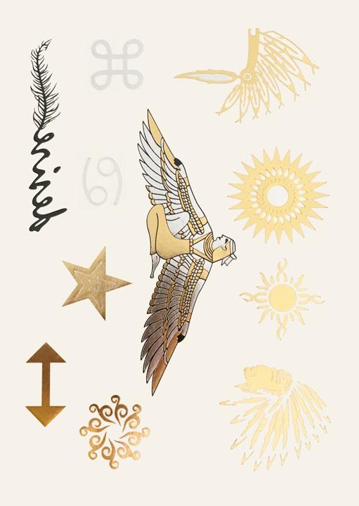 Produktbild PP Metallic Body Tattoos - Indianer