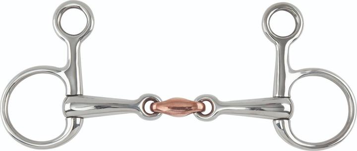 Actual product image Shires Copper roll centrepiece Baucher bridle
