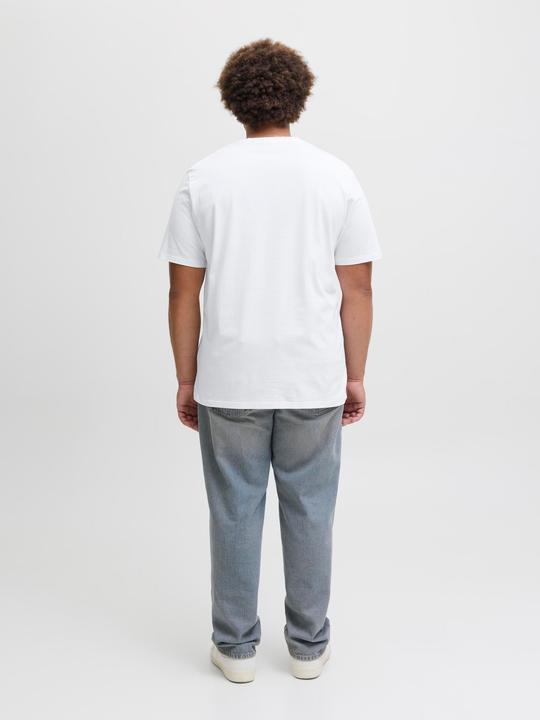 Actual product image Jack & Jones Jjelogo Tee Ss Oneck 2 Col Aw25 Noos Pls (4XL)