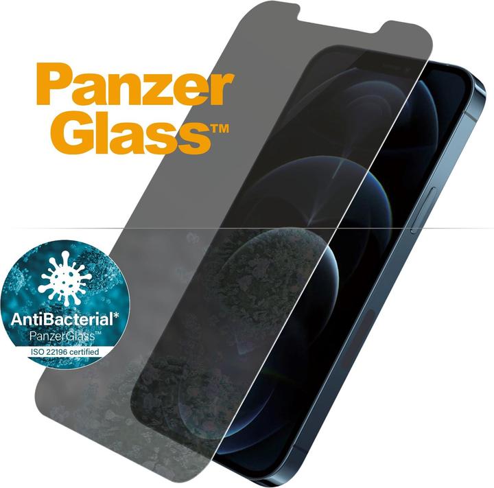 Actual product image PanzerGlass Screen Protector Privacy (1 Piece, Apple iPhone 12 Pro Max)