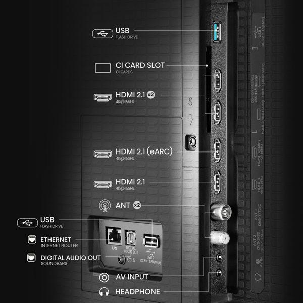 Actual product image Hisense TV 65U7Q PRO (65", QLED, 4K, 2025)