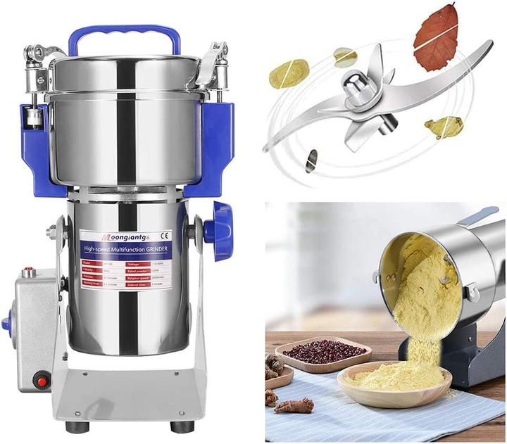 Immagine prodotto Moongiantgo Mulino elettrico per cereali da 400 g (1800 W)