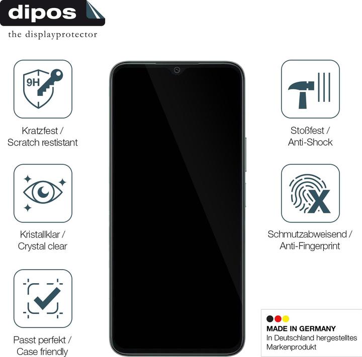 Actual product image Dipos Anti-Shock Screen Protector Clear (1 Piece, Honor X6)