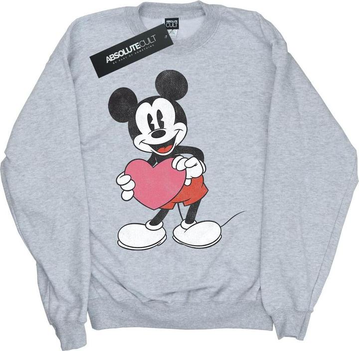 Disney Mickey Mouse Valentine Heart Sweatshirt Mädchen