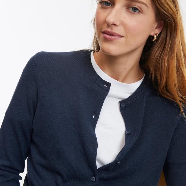 Actual product image La Redoute Collections Cardigan with round neckline (XL)