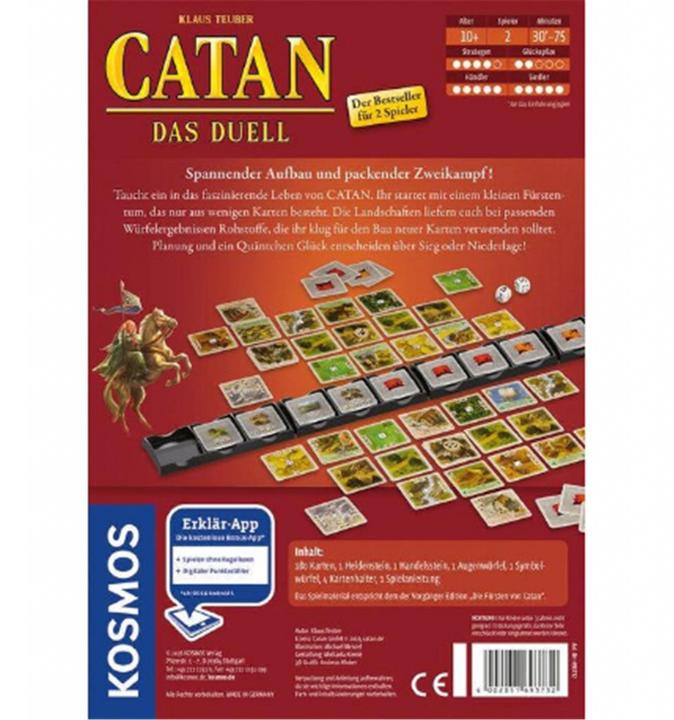 Image du produit Kosmos Catan : Le duel (Allemand)