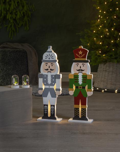 Actual product image Star Trading LED decorative light nutcracker 9 cm, 2 pieces