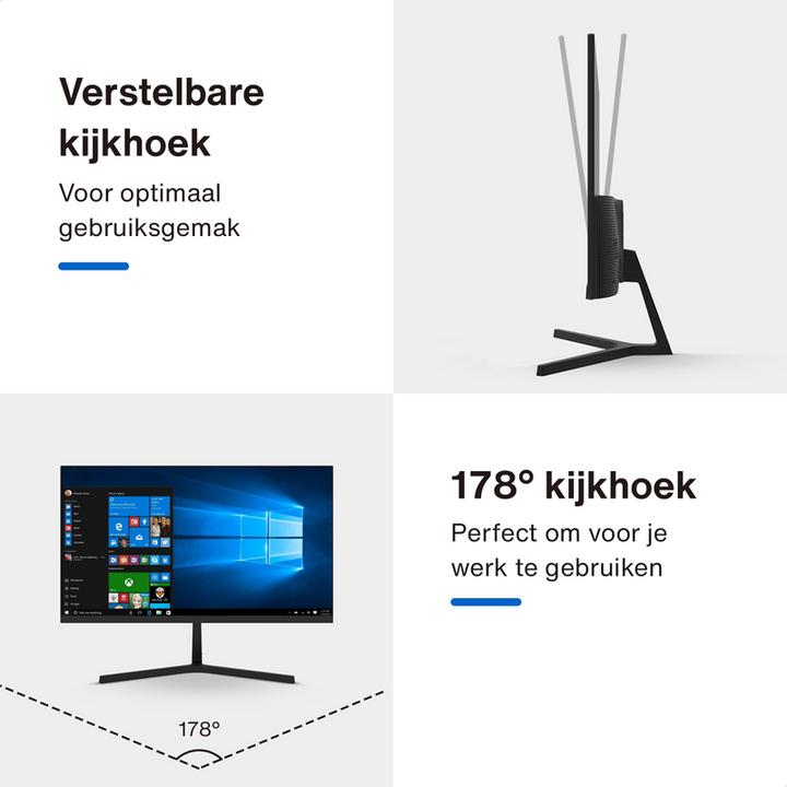 Actual product image Dahua LM24-B201S - Full HD IPS Monitor - 75 Hz - 24 inch (1920 x 1080 pixels, 23.80")