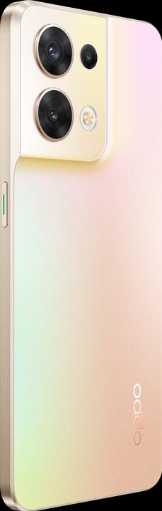 Actual product image OPPO Reno 8 (256 GB, Shimmer Gold, 6.43", Dual SIM, 50 Mpx, 5G)