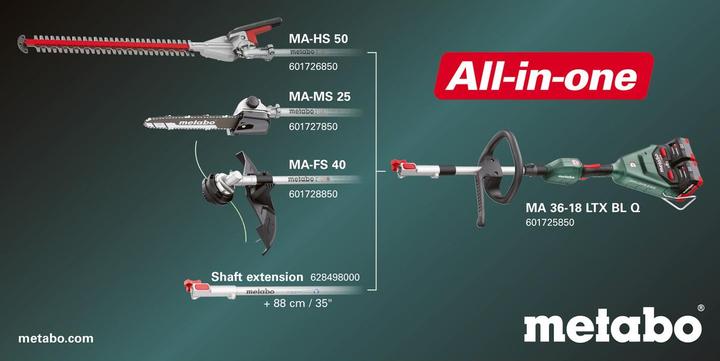 Actual product image Metabo MA-MS 25 (Battery chain saw)