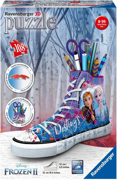 Image du produit Ravensburger Baskets Disney Frozen 2 3D (108 pièces)