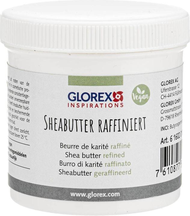 Valeurs nutritives et ingrédients Glorex Shea raffiniert (Crème pour le corps, 100 ml)