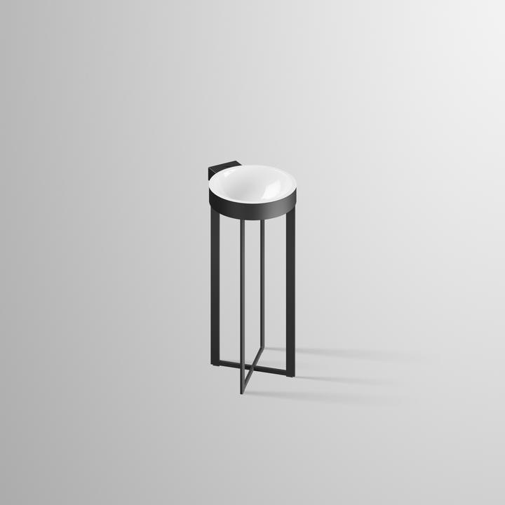 Produktbild Alape Säulenwaschtisch WT.RX400H.CR, B:397mm, H:900mm, T:482mm, Mulde rund zentiert, mit Hahnloch (482 mm, 1000 mm)