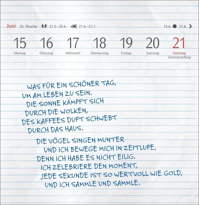 Produktbild Harenberg Clara Louise: Die Sonne in Orange getaucht Premium-Postkartenkalender 2026 - 53 Postkarten mit (Deutsch)