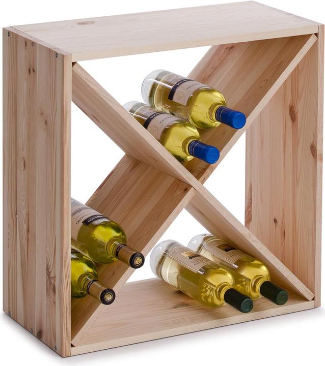Zeller Present Portabottiglie per il vino (52 x 25 x 52 cm)