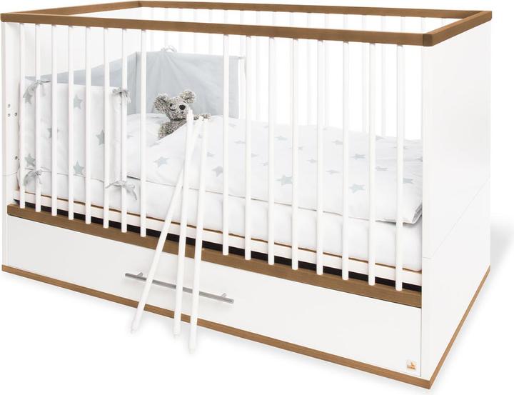 Actual product image Pinolino Tuula economy set (Baby cot, Changing unit)