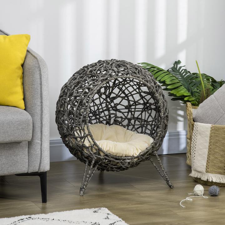 Image du produit PawHut Panier pour chat avec coussin (Chat)