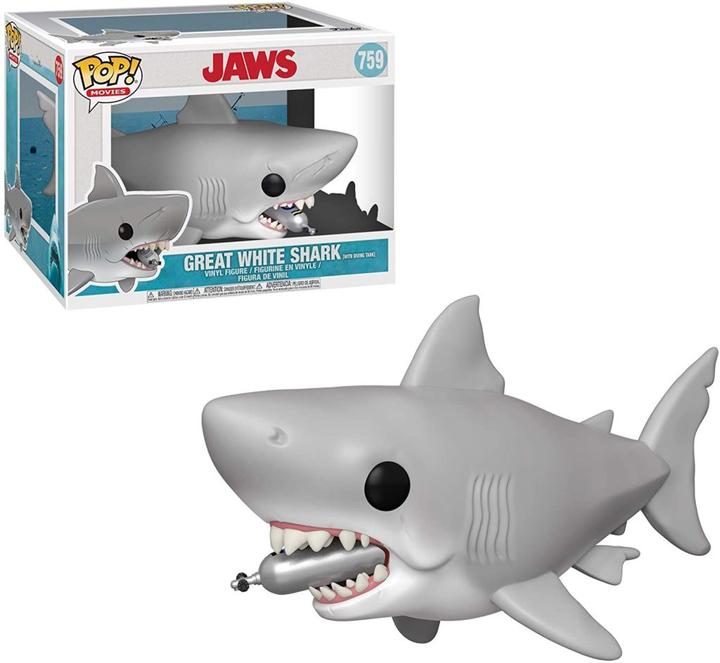 Actual product image Funko POP! - Der weisse Hai: Jaws With Diving Tank - Weisser Hai