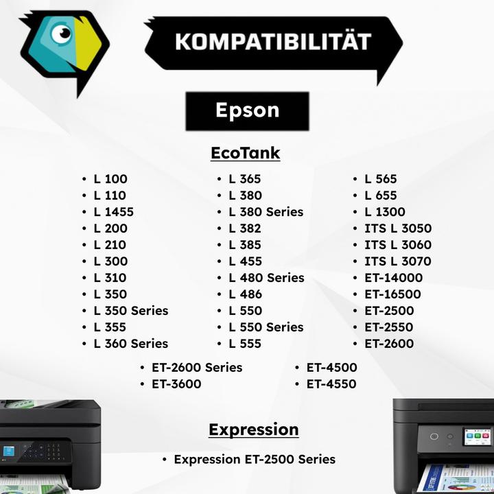 Immagine prodotto Inkadoo Druckerpatronen kompatibel mit Epson C13T664440 / 664 XL Tintenpatrone (M, FC, C, Y)