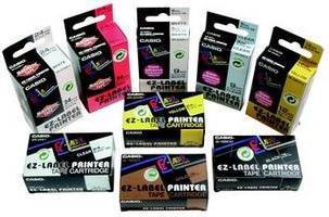 Produktbild Casio Beschr.band 6mm transp.-schw. (0.60 cm, Schwarz)