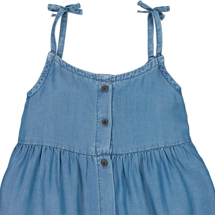 Image du produit La Redoute Collections Robe à bretelles en denim léger (98)