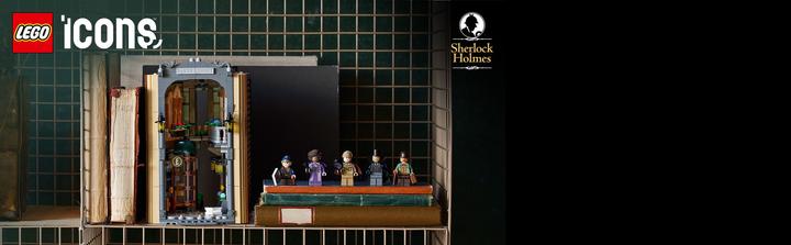 Actual product image LEGO Sherlock Holmes: Book Nook (10351, LEGO Icons)