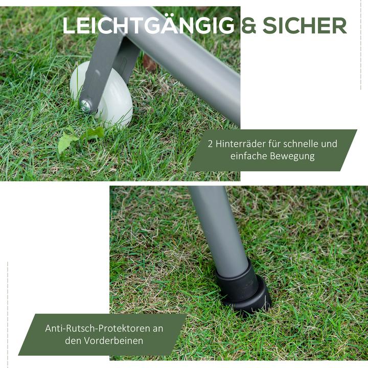 Produktbild Outsunny Doppelliege mit Dach (200 cm)