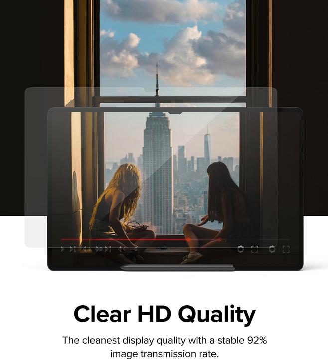 Actual product image Ringke Screen Protector for Galaxy Tab S10 Ultra / S9 Ultra / S8 Ultra SCREEN PROTECTOR TEMPERED GLASS (1 Piece, Galaxy Tab S10 Ultra)