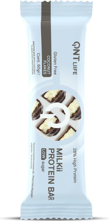 Image du produit QNT Milkii Protein Bar 12x60g (Noix de coco, 12 pcs, 720 g)