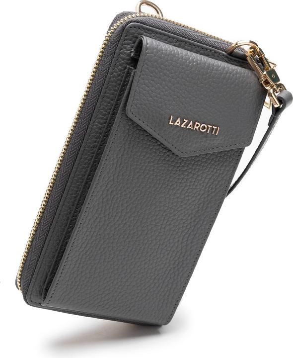 Actual product image Lazarotti Bologna Leather Mobile phone case leather 11 cm