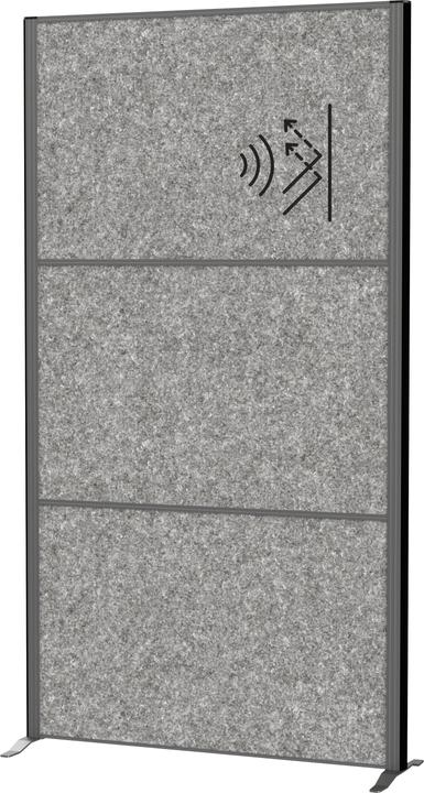 Image du produit Maul Système de cloisons MAULconnecto 9661089 Uplight 3xAk d.gr Stand (100 x 182 cm)