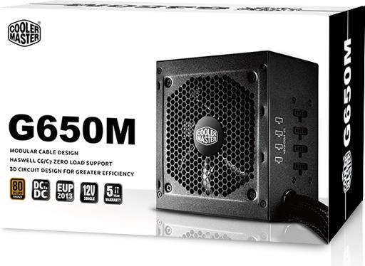 Produktbild Cooler Master G650m (650 W)