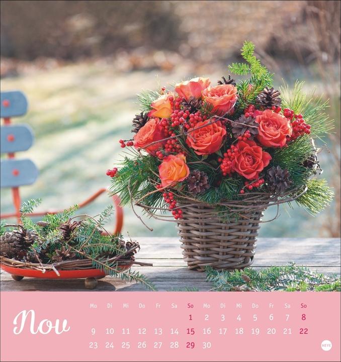 Produktbild Herzliche Blumengrüsse Postkartenkalender 2026 (Harter Einband, Deutsch)