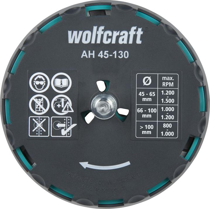 Produktbild wolfcraft wolfcraft 1 AH 45-130 Lochsäge verstellbar ø45-130 (45 mm, 130 mm)