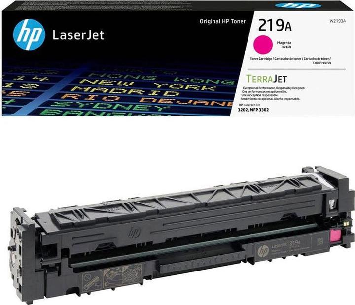 Actual product image HP 219A Magenta Original LaserJet Toner Cartridge, 1200 pages, Magenta, 1 pc(s) (M)