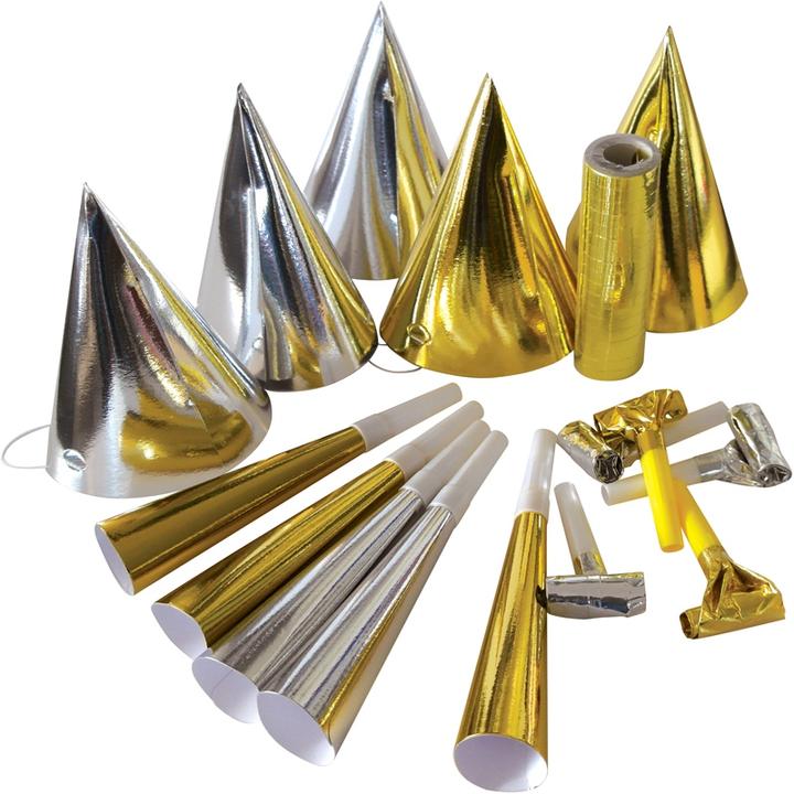 Produktbild Rubies Gold/Silber Partytasche