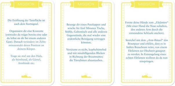 Produktbild Chaoskarten Hochzeit 51 Missionen