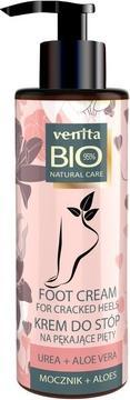 Venita Bio Natural Care Foot Cream Regenerating Cream for Cracked Heels with Urea and Aloe Vera (100 ml)