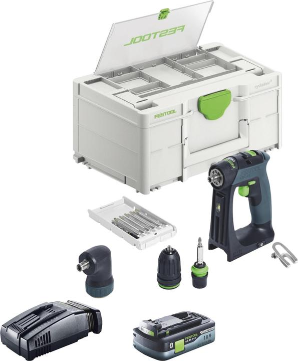 Produktbild Festool CXS 18-Basic-Set Akku Bohrschrauber 18 V 40 Nm Brushless + 1x Akku 4,0 Ah + (Akkubetrieb)